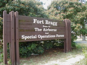 Image of the Ft Bragg gate