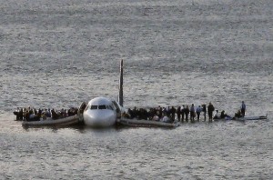 Image of a plane crash